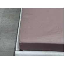 Простынь на резинке 160x200 Ecotton Сатин Stucco 16-1412