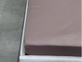 Простынь на резинке 160x200 Ecotton Сатин Stucco 16-1412
