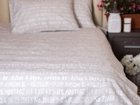 Простынь двуспальная Ecotton Бязь Бежевый 40-0915