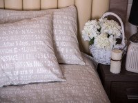 Простынь двуспальная Ecotton Бязь Бежевый 40-0915