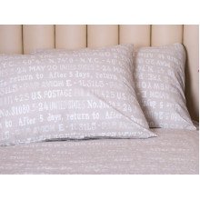 Простирадло двоспальне Ecotton Бязь Бежевий 40-0915