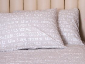 Простынь двуспальная Ecotton Бязь Бежевый 40-0915