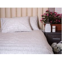 Простирадло двоспальне Ecotton Бязь Бежевий 40-0915