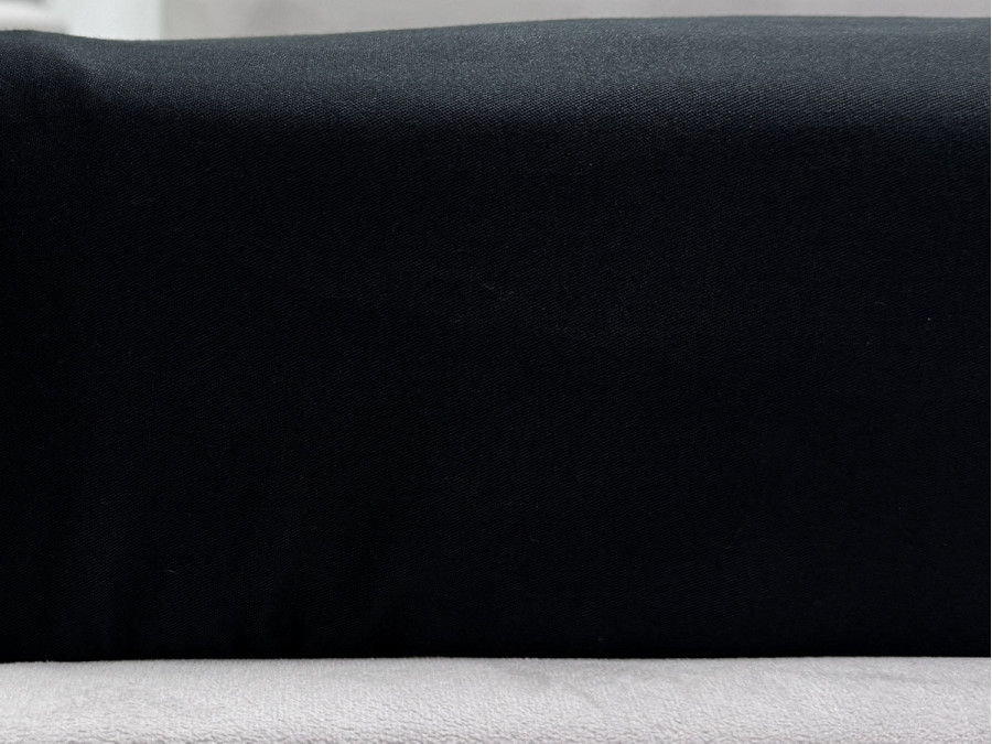 Простынь 205x240 Ecotton Полисатин Черный