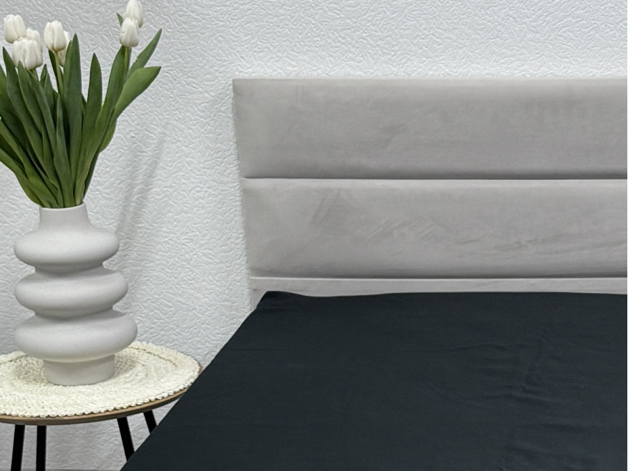 Простынь 205x240 Ecotton Полисатин Черный