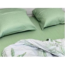 Euro 220x240 Ecotton Satin Bed Sheet 21006