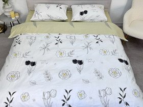 Простынь Евро 220x240 Ecotton Сатин 24303
