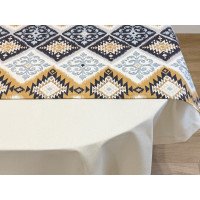 Table runner made of water-repellent fabric 45x170 DUCK 25839-2