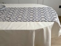 Table runner made of water-repellent fabric 45x170 DUCK 27951-29