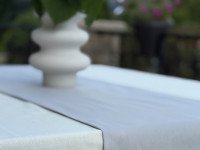 Table runner made of water-repellent fabric 45x170 DUCK, grey