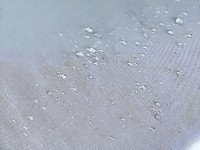 Table runner made of water-repellent fabric 45x170 DUCK, grey