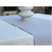 Table runner made of water-repellent fabric 45x170 DUCK, grey