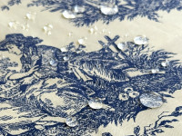 Table runner made of water-repellent fabric 45x170 DUCK Italiano fig. 30497-Blue
