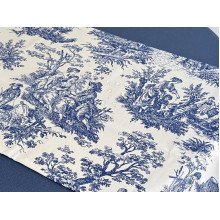 Раннер на стіл з водовідштовхувальної тканини 45x170 DUCK Italiano рис. 30497-Blue