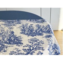 Раннер на стіл з водовідштовхувальної тканини 45x170 DUCK Italiano рис. 30497-Blue