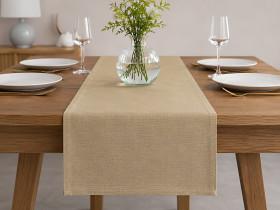 Раннер на стол из водоотталкивающей ткани 45x170 DUCK бежевый Beige