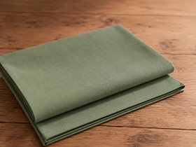 Table runner made of water-repellent fabric 45x170 DUCK 4057 Green