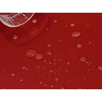 Table runner made of water-repellent fabric 45x170 DUCK 4070 Red