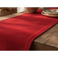 Table runner made of water-repellent fabric 45x170 DUCK 4070 Red