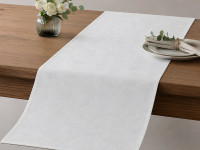 Textile table runner 45x170 white