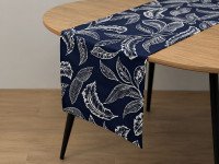 Table runner made of water-repellent fabric 45x170 DUCK blue 2894-25 Blue
