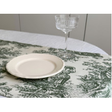 Раннер на стол из водоотталкивающей ткани 45x170 DUCK Italiano 30497-Green