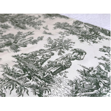 Раннер на стол из водоотталкивающей ткани 45x170 DUCK Italiano 30497-Green