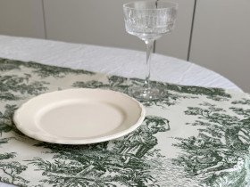 Раннер на стіл з водовідштовхувальної тканини 45x170 DUCK Italiano 30497-Green