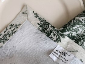Раннер на стіл з водовідштовхувальної тканини 45x170 DUCK Italiano 30497-Green