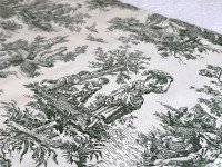 Раннер на стол из водоотталкивающей ткани 45x170 DUCK Italiano 30497-Green