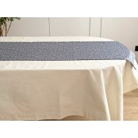 Table runner made of water-repellent fabric 45x170 DUCK V-11 Grey