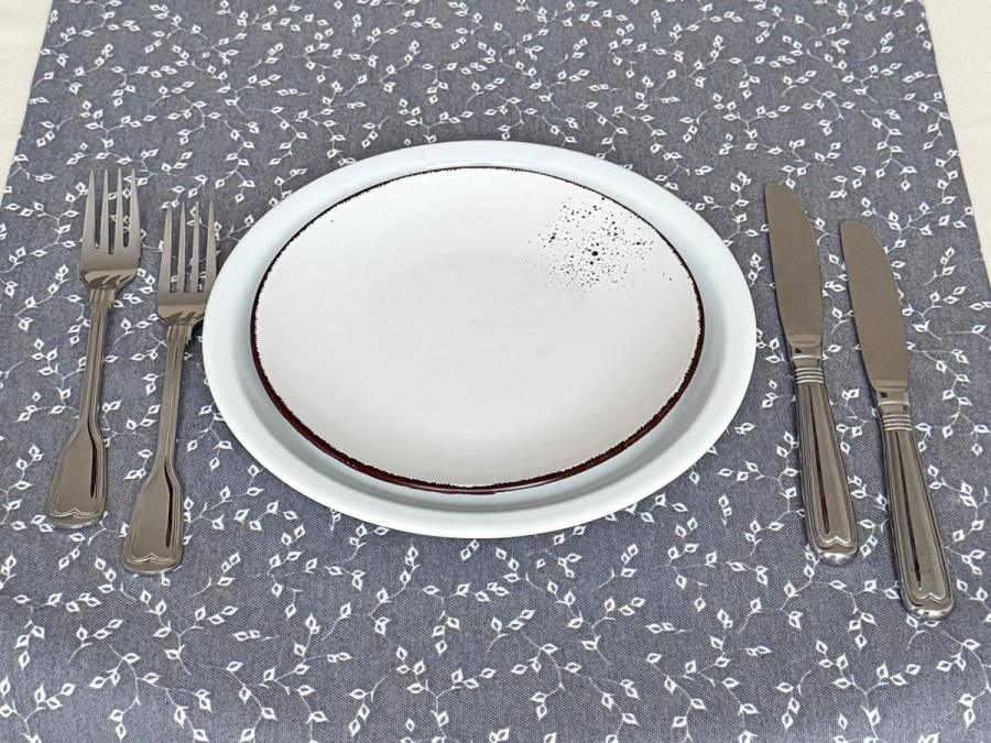 Раннер на стол из водоотталкивающей ткани 45x170 DUCK V-11 Grey