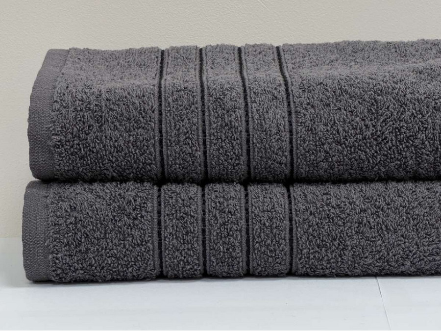 Полотенце махровое 50x90 Ecotton Antracite 420