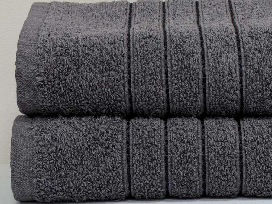Полотенце махровое 70x140 Ecotton Antracite 420