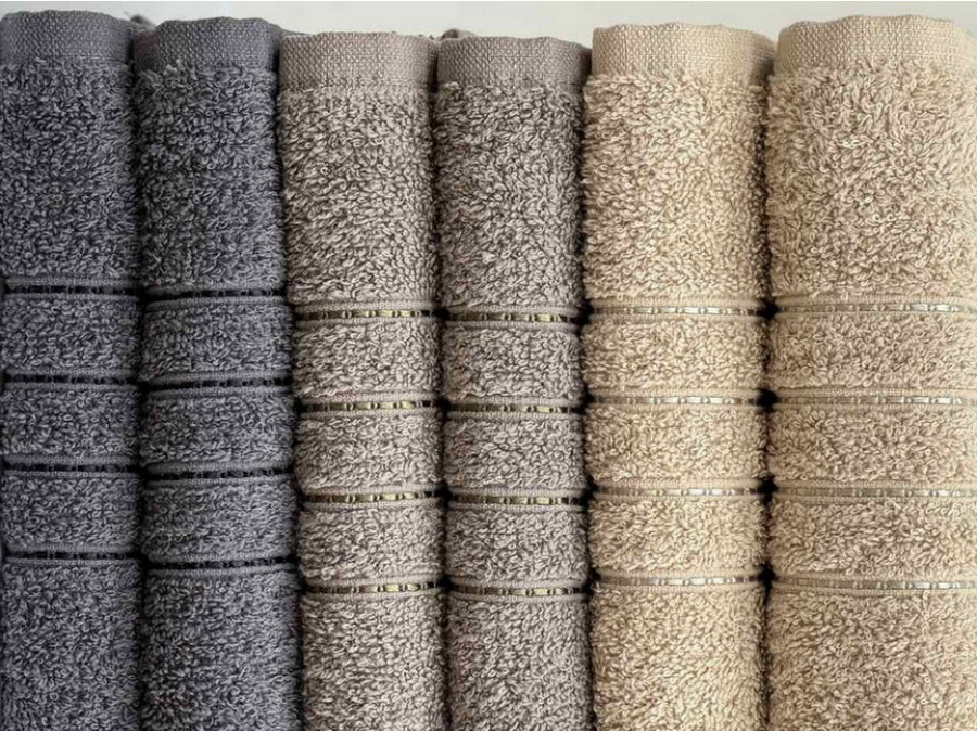 Полотенце махровое 70x140 Ecotton Antracite 420