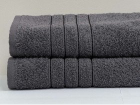 Полотенце махровое 50x90 Ecotton Antracite 420