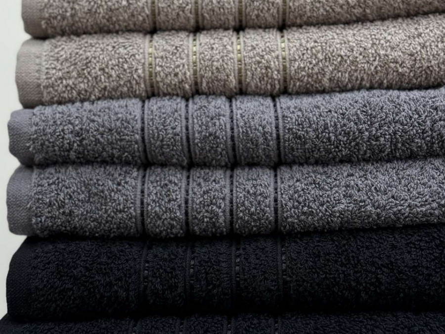 Полотенце махровое 70x140 Ecotton Antracite 420