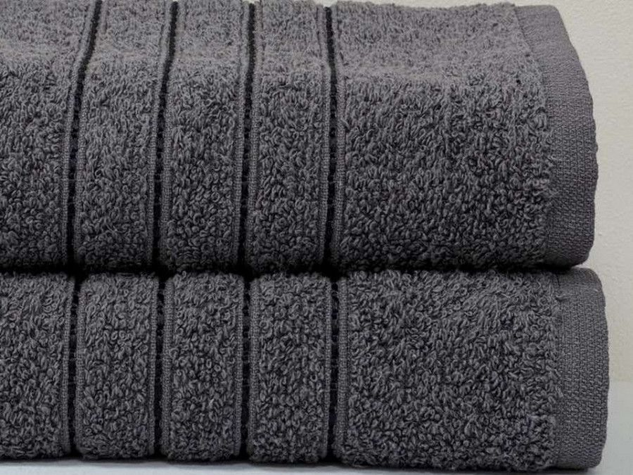 Полотенце махровое 70x140 Ecotton Antracite 420
