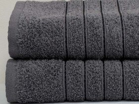 Полотенце махровое 70x140 Ecotton Antracite 420