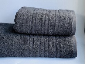 Полотенце махровое 50x100 Ecotton Antracite 550
