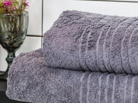 Полотенце махровое 50x100 Ecotton Antracite 550