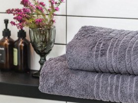 Полотенце махровое 50x100 Ecotton Antracite 550