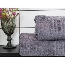 Полотенце махровое 50x100 Ecotton Antracite 550