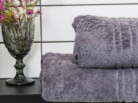 Полотенце махровое 50x100 Ecotton Antracite 550