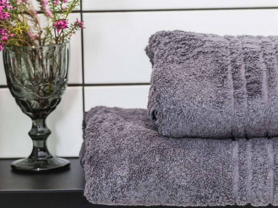 Полотенце махровое 50x100 Ecotton Antracite 550