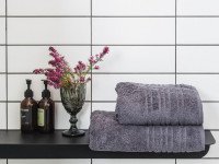 Полотенце махровое 70x140 Ecotton Antracite 550