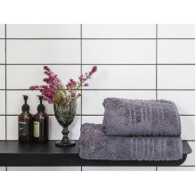 Полотенце махровое 50x100 Ecotton Antracite 550