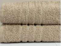Полотенце махровое 50x90 Ecotton Бежевое 420