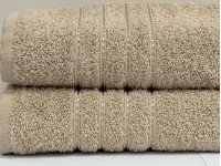 Полотенце махровое 50x90 Ecotton Бежевое 420