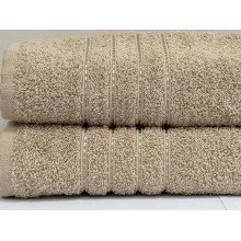 Полотенце махровое 50x90 Ecotton Бежевое 420